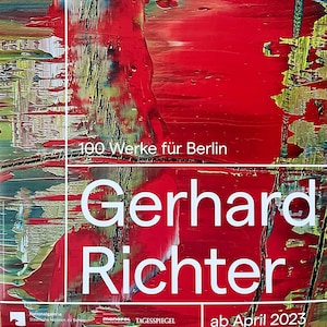 Gerhard Richter, Original Exhibition Museum Poster