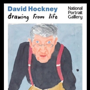 David Hockney, cartel original de la exposición del museo