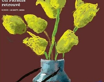 David Hockney, Original Ausstellung Museumsplakat