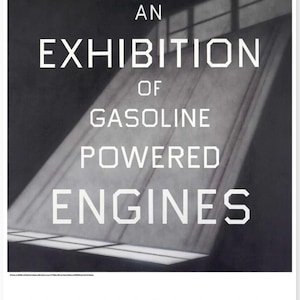 Ed Ruscha, cartel original de la exposición del museo