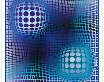 Victor Vasarely, Original Exhibition Museum Poster