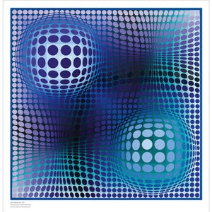 Victor Vasarely, cartel original de la exposición del museo
