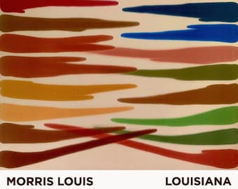 国内未入荷 Morris Louis Louisiana 1975 Poster Morris Louis after (1912-1962), Louisiana 1975, Copyright