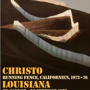 Christo, Manifesto del Museo della Mostra