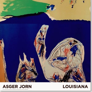 Asger Jorn, cartel original del museo de exposición