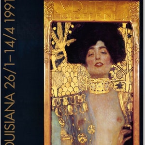 Gustav Klimt - Judith, Exhibition Museum Poster