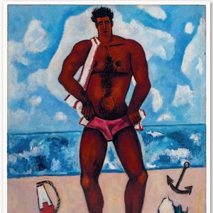 Marsden Hartley, cartel original de la exposición del museo
