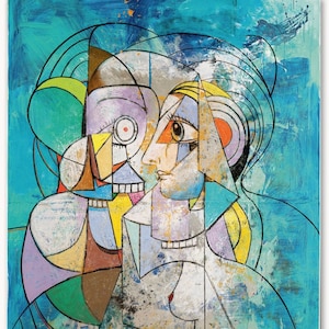 George Condo, cartel original de la exposición del museo