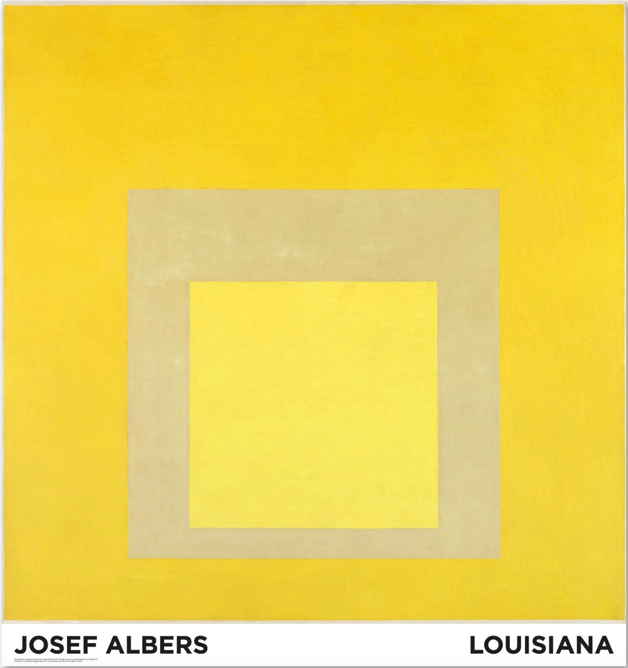 Josef Albers, Original Exhibition Museum Poster