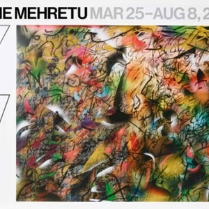 Julie Mehretu, Original Exhibition Museum Poster