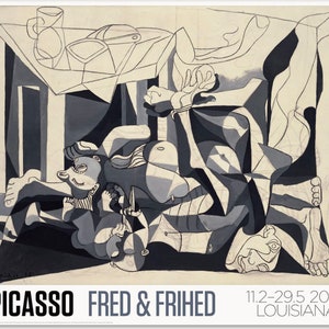 Pablo Picasso, Cartel original de la exposición del museo