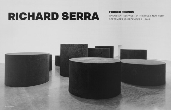 Richard Serra Cartel original del Museo la Exposición Etsy España
