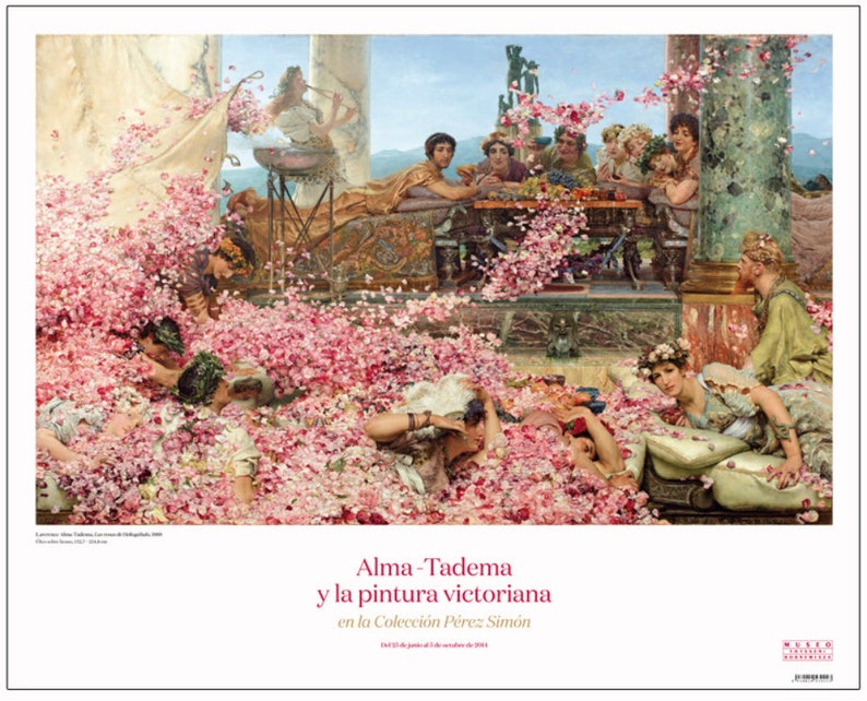 Lawrence Alma-Tadema, Original Exhibition Museum Poster image 1