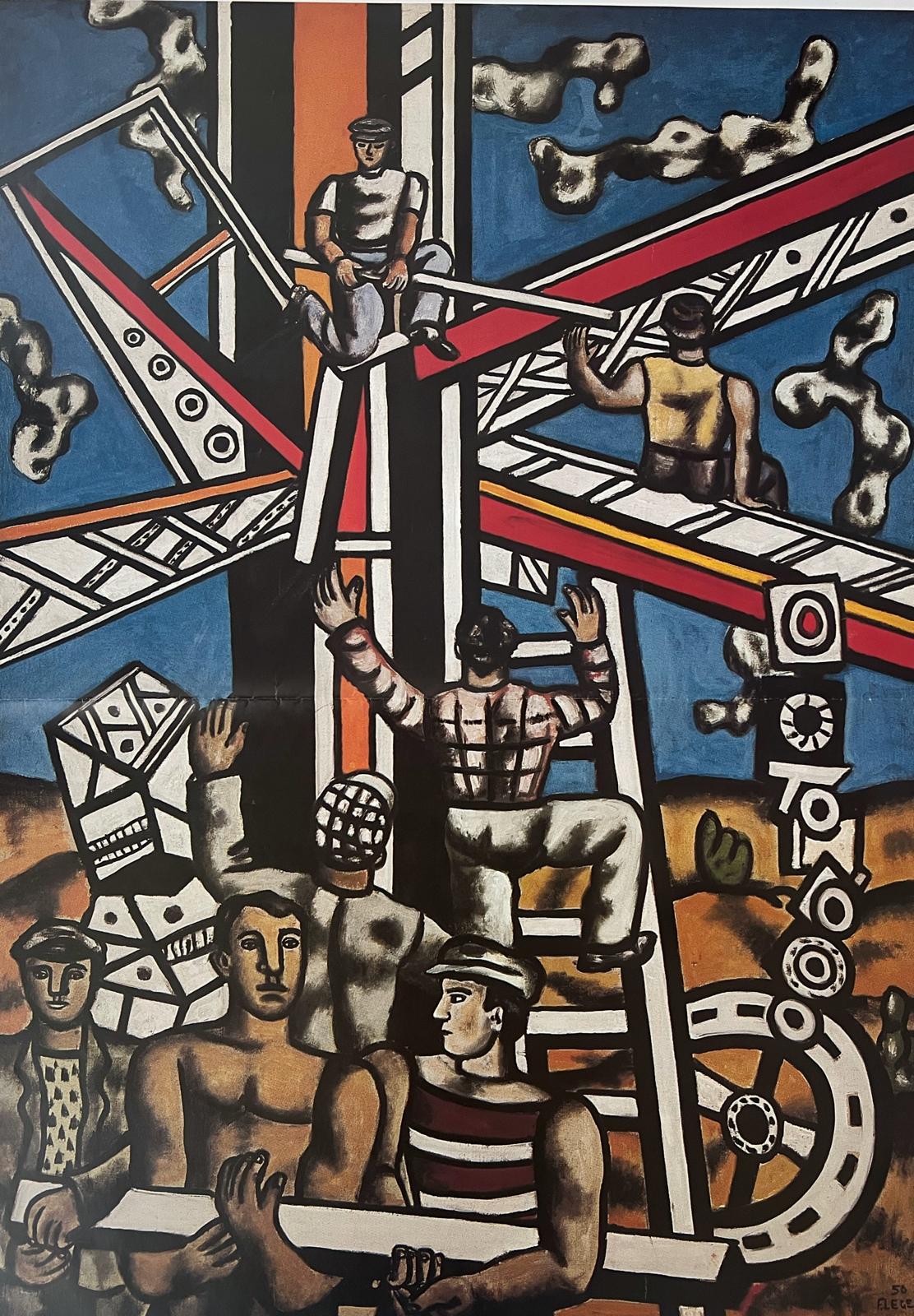 Fernand Leger, Construction Workers, Original Exhibition Museum
