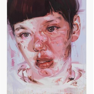 Jenny Saville, cartel original de la exposición del museo