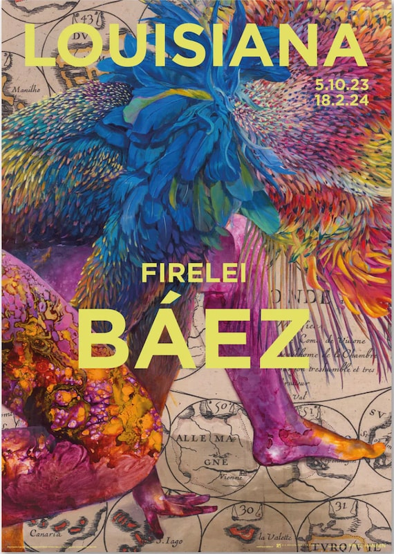 Firelei Báez, Original Exhibition Museum Poster - Etsy