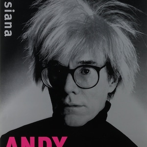 Andy Warhol, Portrait, Original Museum Exhibition Poster
