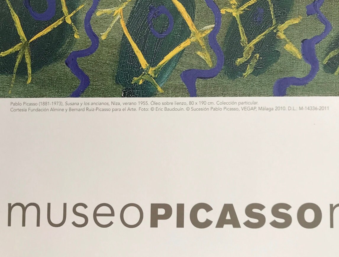 Original Exhibition Poster By Pablo Picasso 2002 main image 1