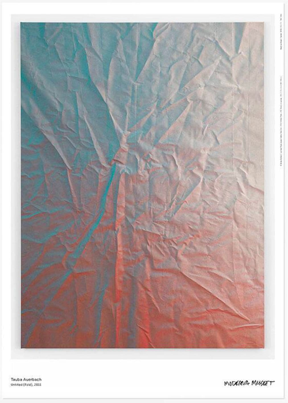 Untitled /Fold/ アウエルバッハ/アートポスターTauba Untitled (Fold) – タウバ・アウエルバッハ - LEBENSFARBE