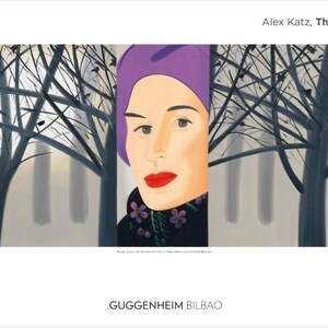 Alex Katz, cartel original de la exposición del museo