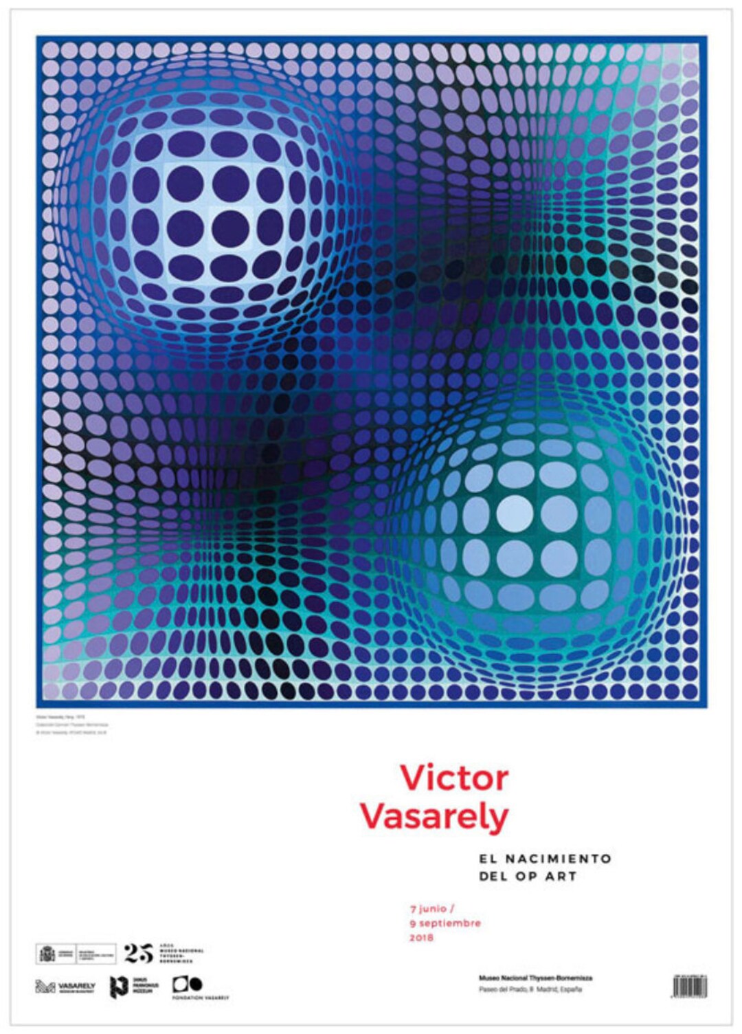 Victor Vasarely, Original Exhibition Museum Poster - Etsy