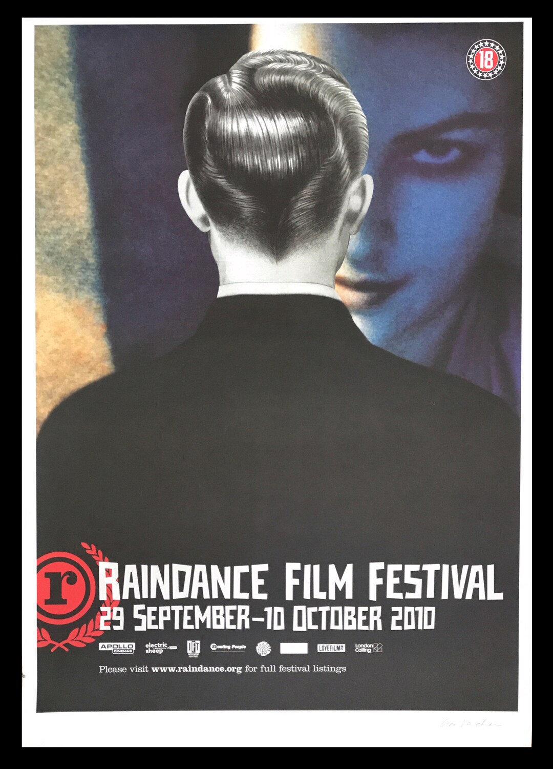 Gee Vaucher「OH AMERICA」額装済み