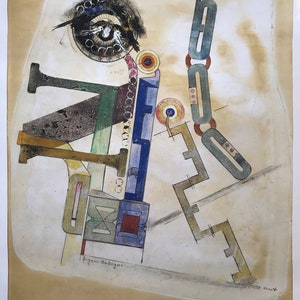 Max Ernst, cartel original de la exposición del museo