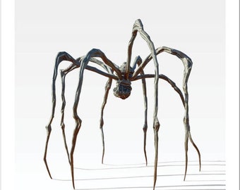 Authentic Louise Bourgeois exhibition poster - Virtues