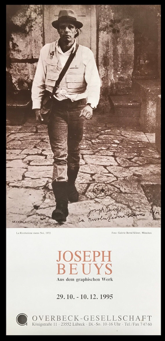 Joseph Beuys｜ヨーゼフ・ボイス 展覧会 ポスター 【公式通販】