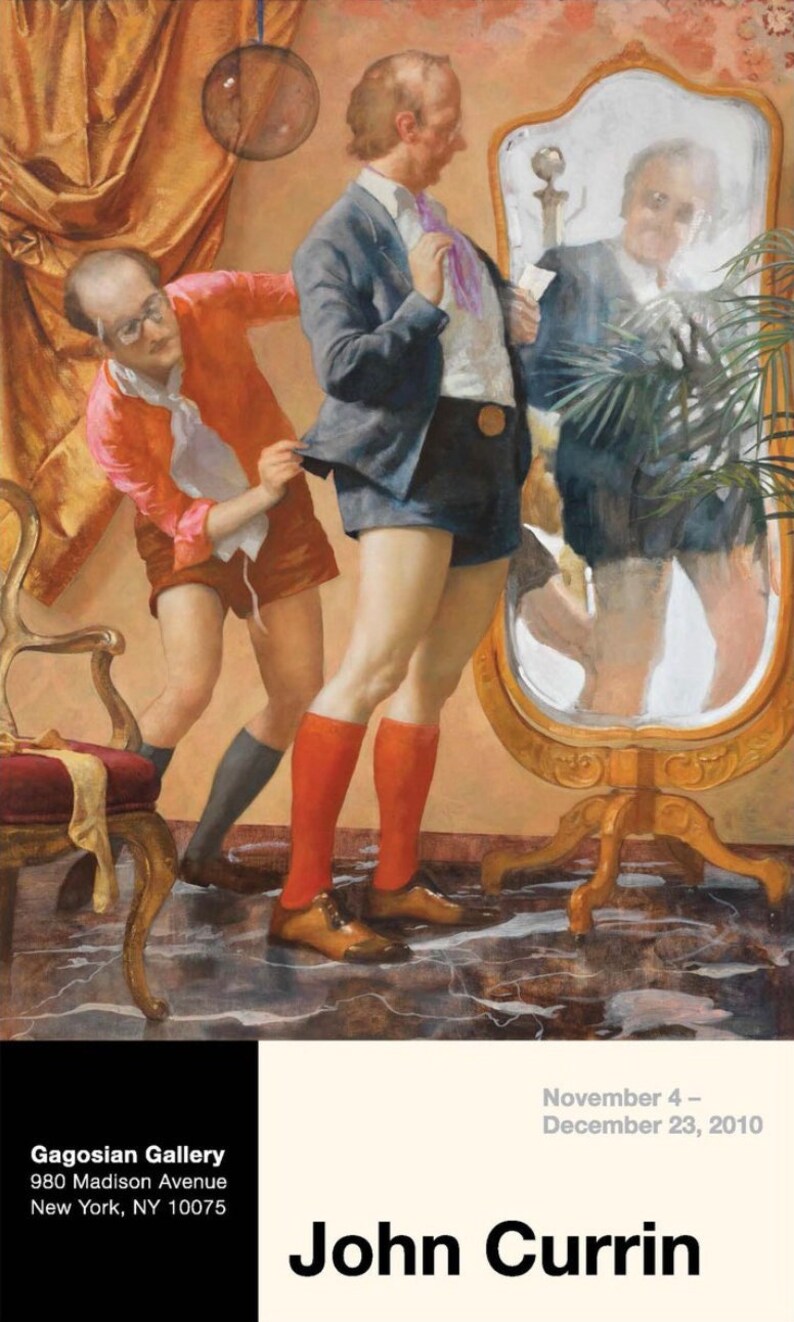 John Currin, Original Exhibition Museum Poster image 1