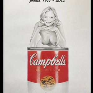 Mel Ramos, cartel original de la exposición del museo
