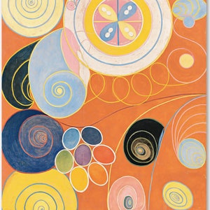 Hilma af Klint, cartel original del museo de exposición