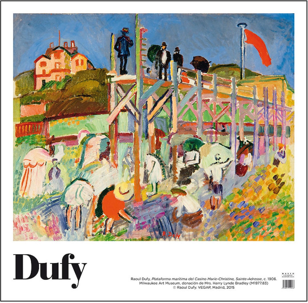 Raoul Dufy, Original Exhibition Museum Poster - Etsy Hong Kong