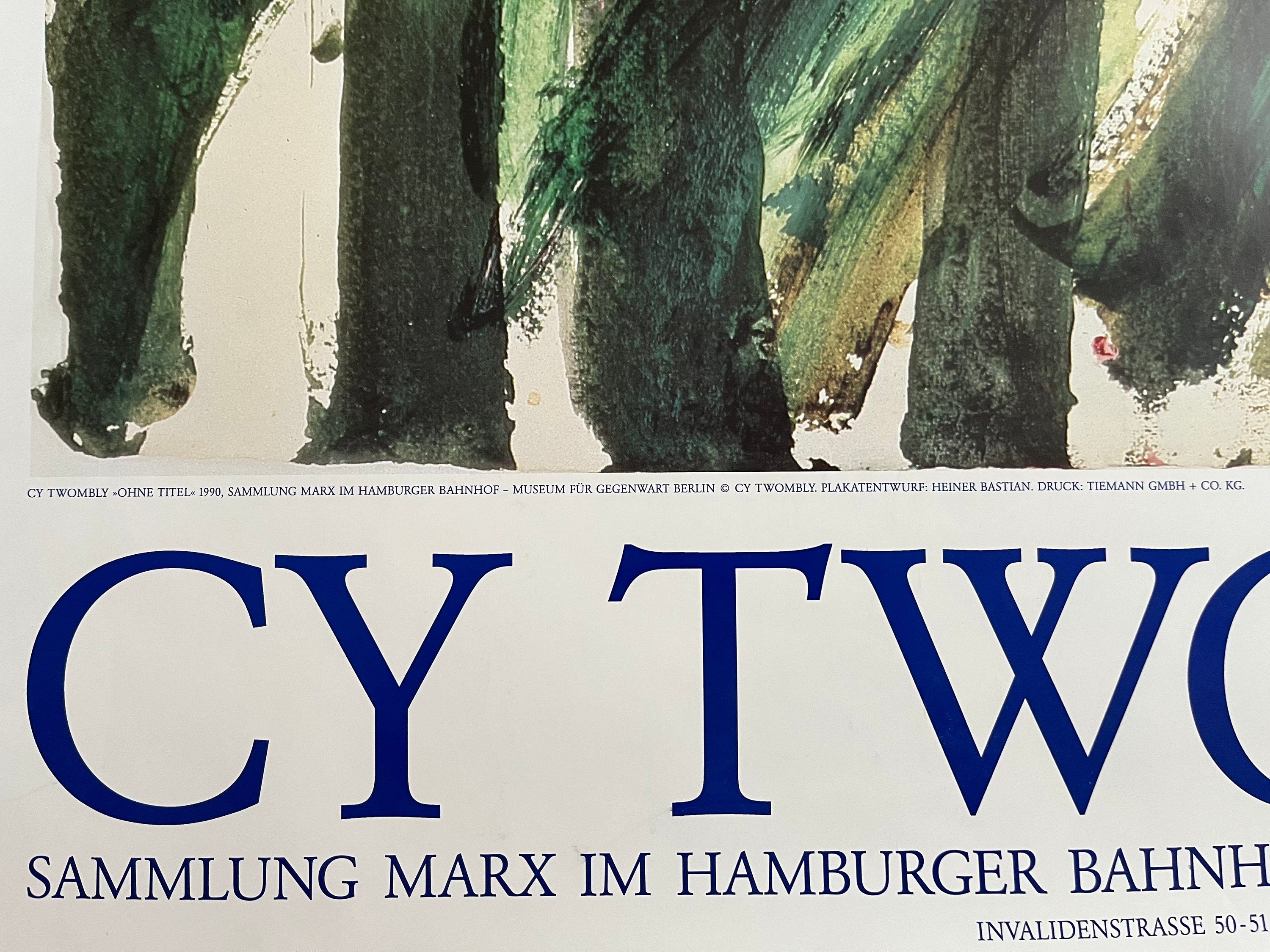 Cy Twombly, Original Museum Exhibition Poster - Etsy