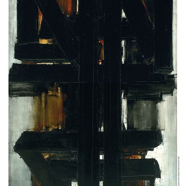 Pierre Soulages, Original Exhibition Museum Poster