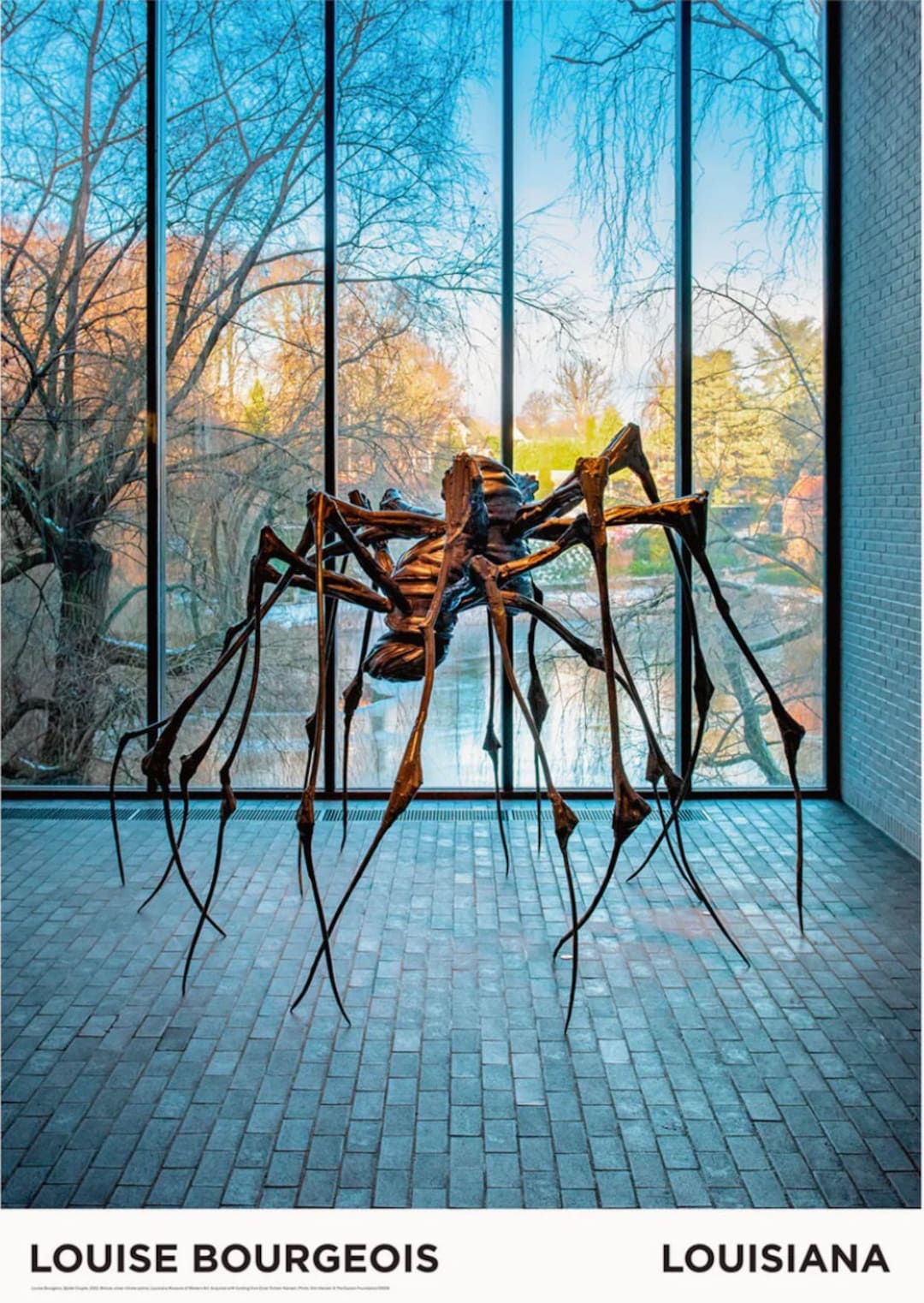 Louise Bourgeois, Spider Couple, Original Exhibition Museum Poster