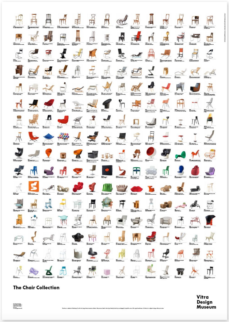 The Chair Collection, Original Museum Exhibition Poster - Etsy