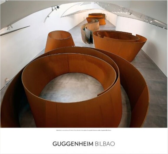 Richard Serra Cartel original del Museo la Exposición Etsy España