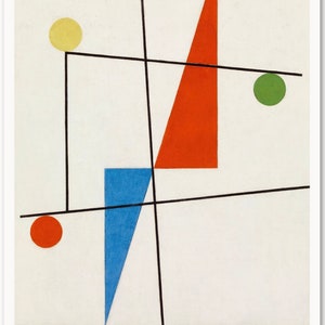 Sophie Taeuber-Arp, cartel original de la exposición en el museo