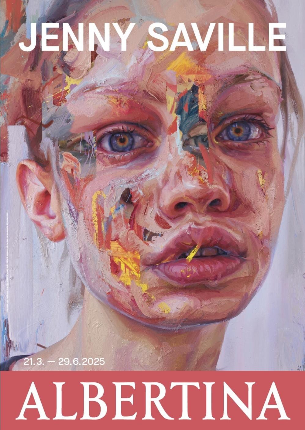 アートポスター ジェニー・サヴィル エキシビジョンポスター Jenny Saville, Original Exhibition Museum Poster