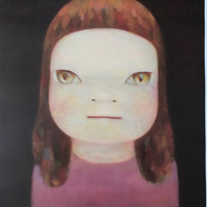 Yoshitomo Nara, cartel original del museo de la exposición