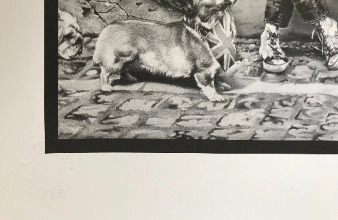 Gee Vaucher, Bloody Revolutions, Original Lithograph Print, Signed