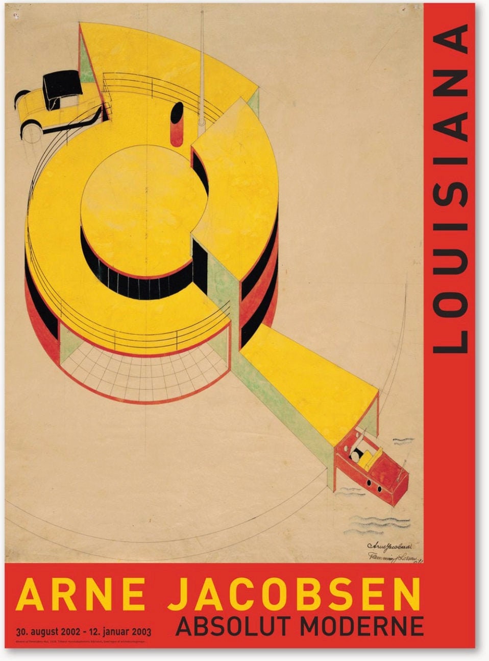 Arne Jacobsen, Original Exhibition Museum Poster - Etsy