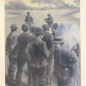 John Seerey-Lester Modern Contemporary Art Lithograph Print Limited edition Hand Signed Golf Sport