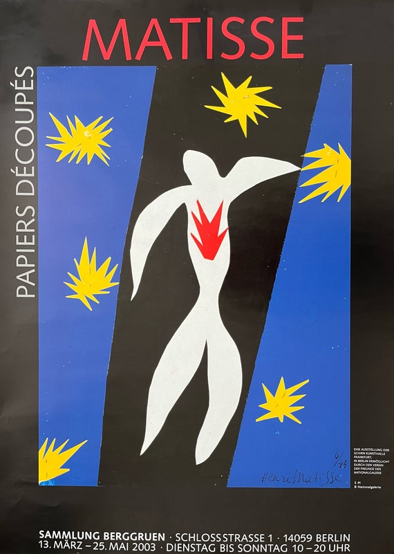 Henri Matisse, the Fall of Icarus, Original Exhibition Museum