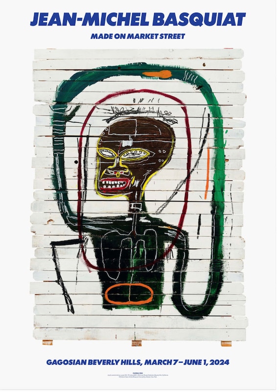 ジャン＝ミシェル・バスキア、オリジナル展覧会美術館ポスター