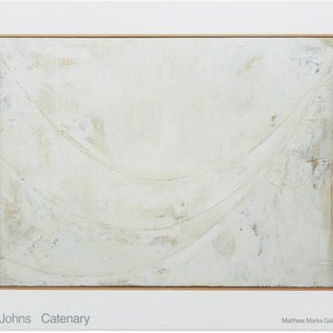 Jasper Johns, cartel original de la exposición del museo