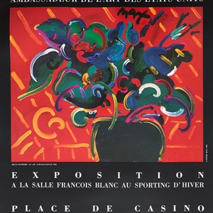 Peter Max, cartel original de la exposición del museo