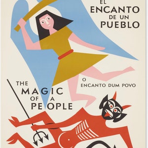 Alexander Girard, Original Exhibition Museum Poster