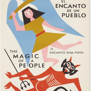 Alexander Girard, cartel original de la exposición del museo
